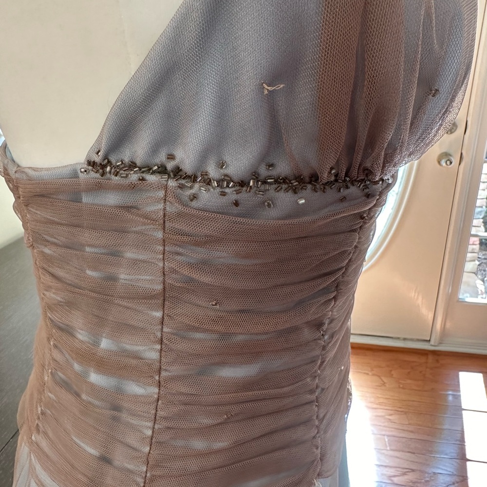 JS Boutique Halter Sequined Cocktail Dress Size 8 - Picture 6 of 14